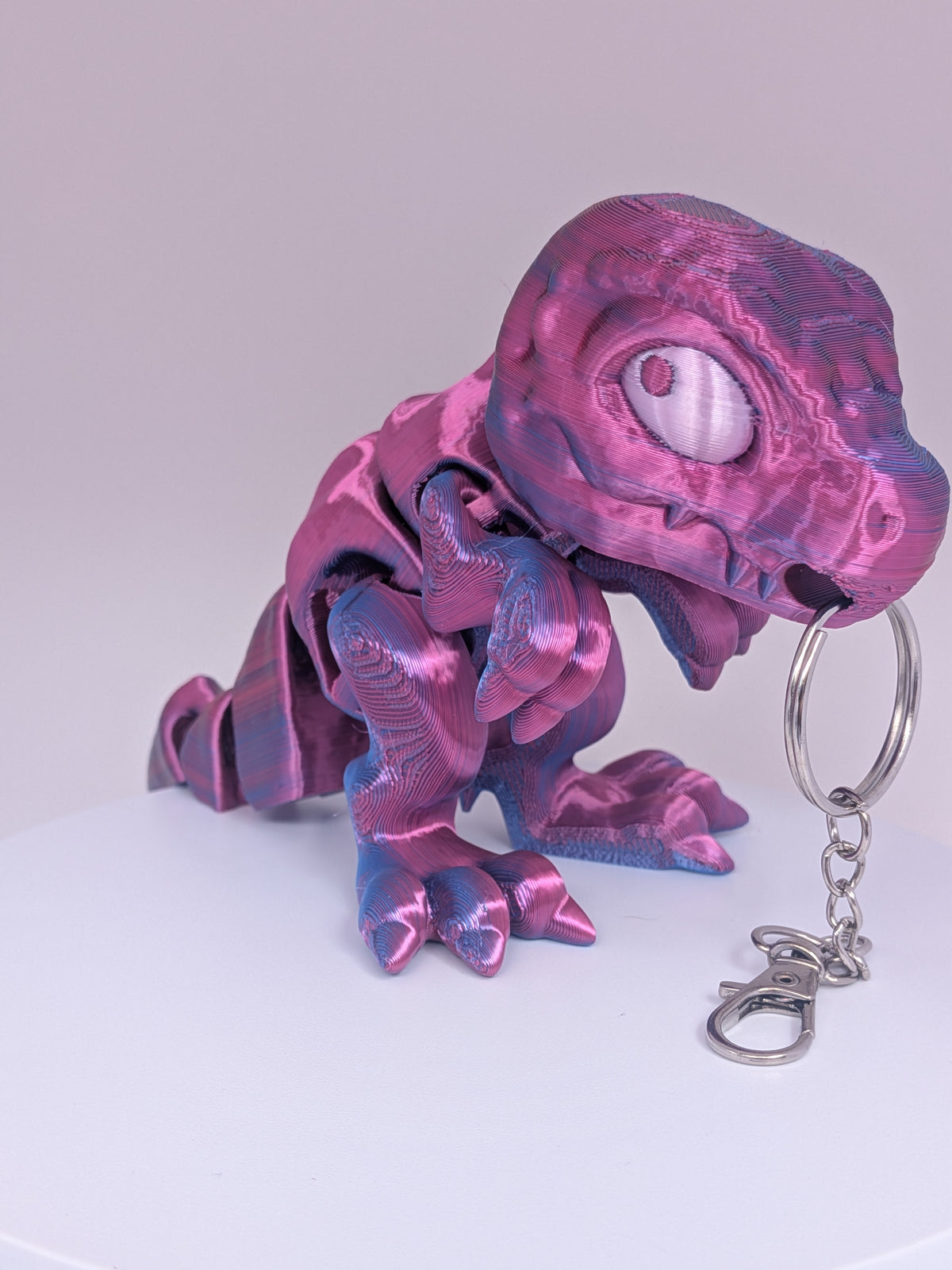Tiny T-rex Keychain