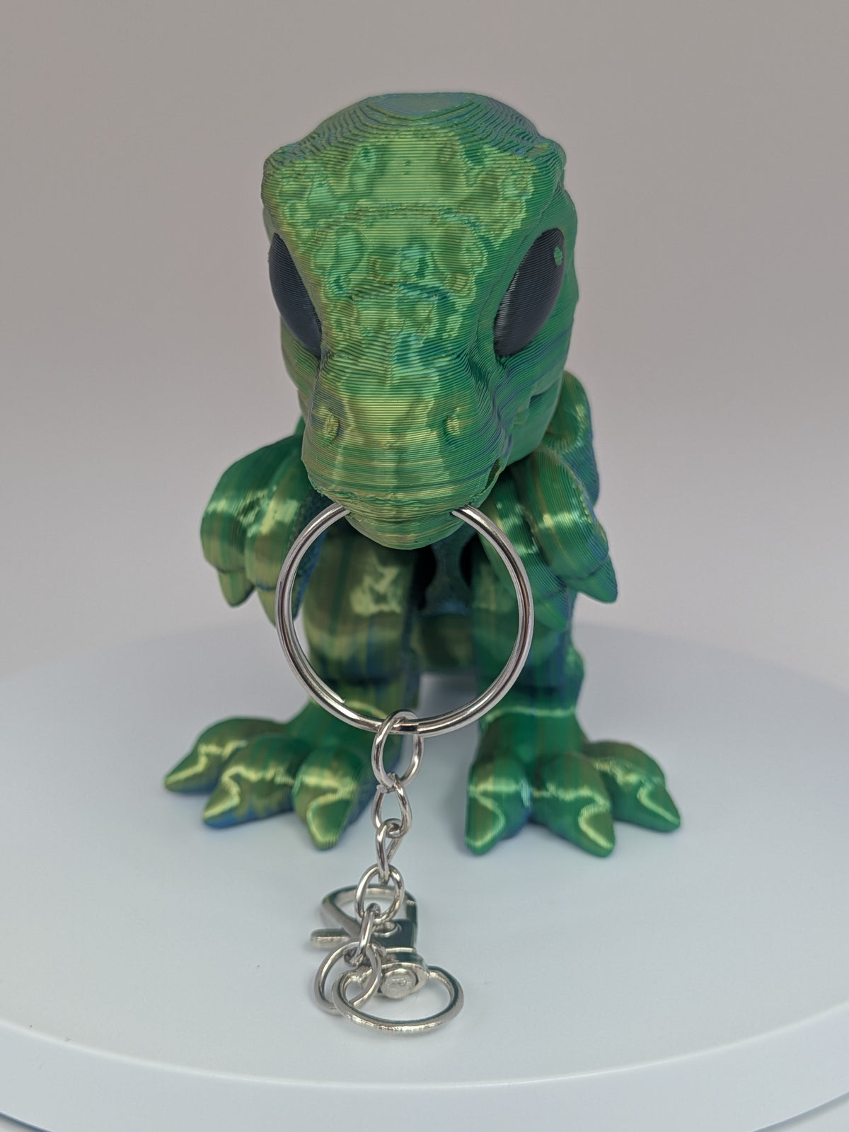 Tiny T-rex Keychain