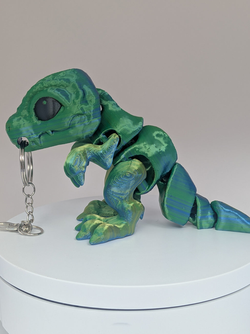 Tiny T-rex Keychain