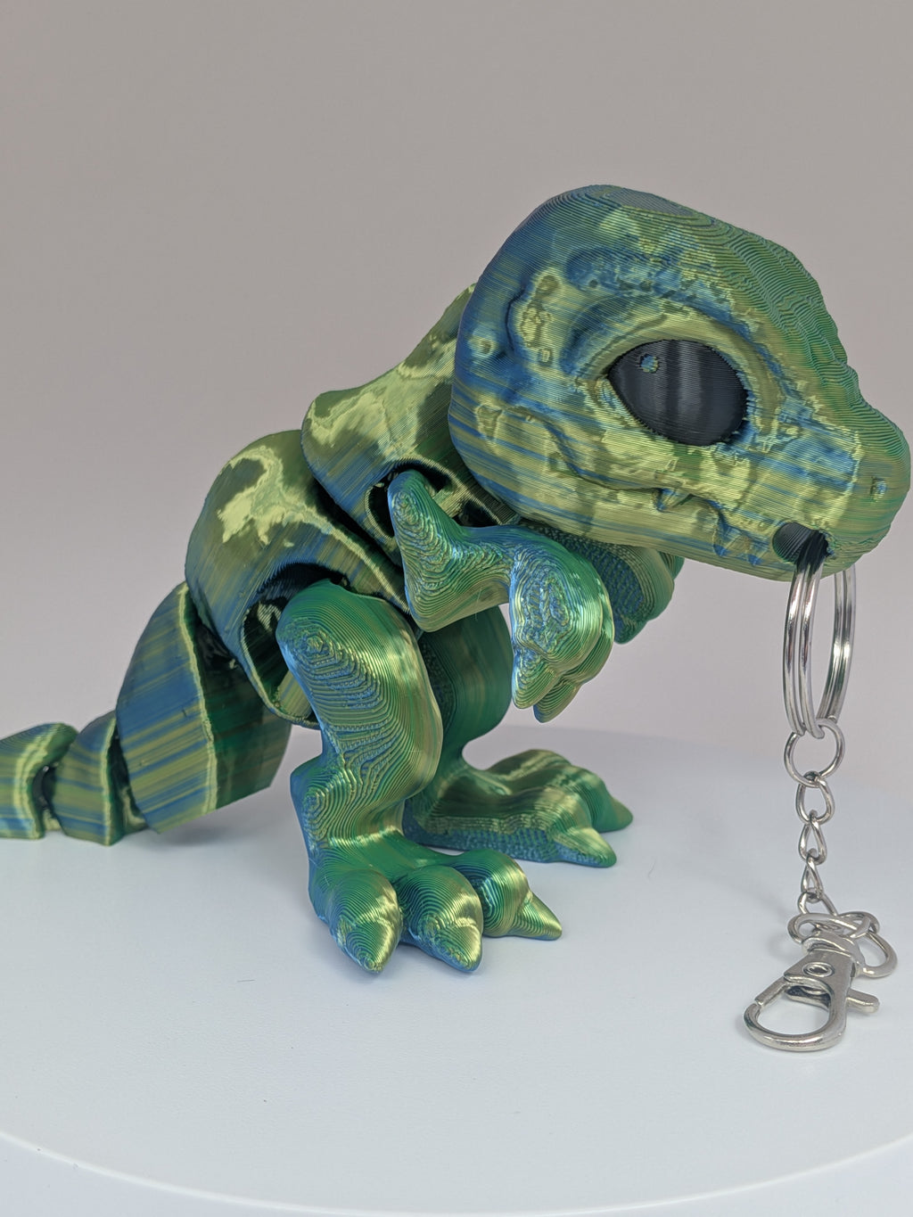 Tiny T-rex Keychain