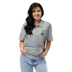 Grow Anyway Unisex pique polo shirt