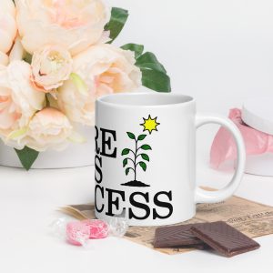 Failure Fuels Success White glossy mug
