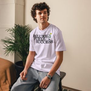 Failure Fuels Success (Front) - Unisex organic cotton t-shirt